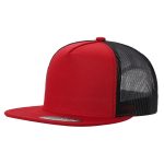 Tencel Solid & 2-Tone Hat - RED/BLK