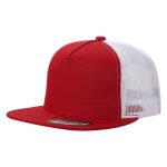 Tencel Solid & 2-Tone Hat - RED/WHT