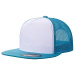 Tencel Solid & 2-Tone Hat - White/Sky