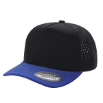 5 Panel Waterproof Hat - BLACK/ROYAL