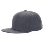 Wool Snapback - D.grey