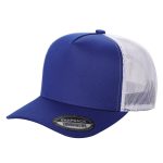 Tencel Solid Curved Bill - ROY/WHT