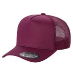 Tencel Solid Curved Bill - WINE