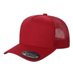 Tencel Solid Curved Bill - RED