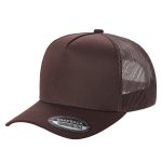 Tencel Solid Curved Bill - BROWN