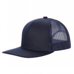 6 PANEL FLAT BILL - NAVY