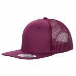 6 PANEL FLAT BILL - WINE