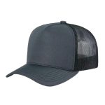 Tencel Solid Curved Bill - D.GREY/BLK