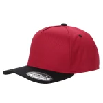 Tencel Curved Bill - RED/BLACK