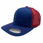 6 Panel Trucker Mesh Snapback - Roy/red