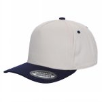 Tencel Curved Bill - TAN/NAVY