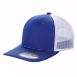 6 Panel Trucker Mesh Snapback - Roy/wht
