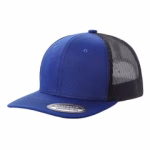 6 Panel Trucker Mesh Snapback - Roy/blk